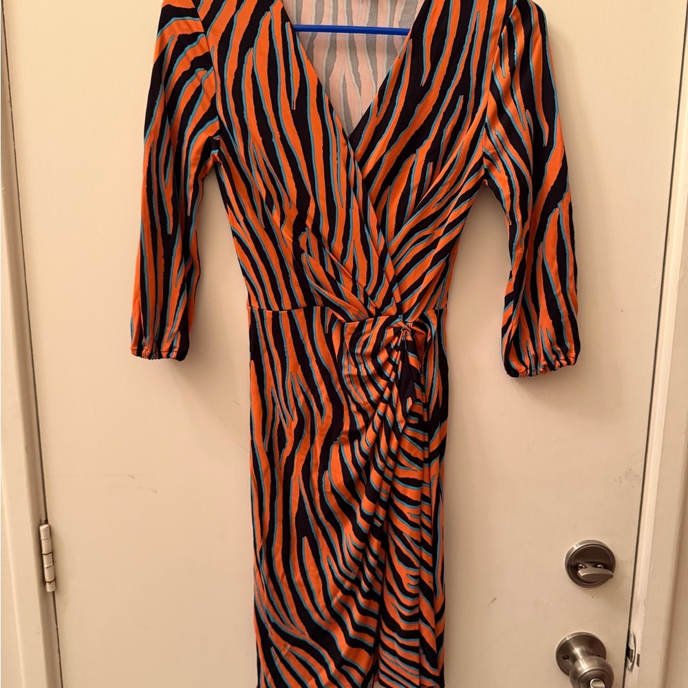 Diane von furstenberg women’s wrap dress barely worn size 0